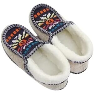 DOCOSS Warm Winter Indoor Shoes for Women Men/Indoor Sliper