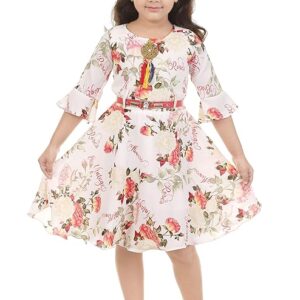 TrendyCreations Girls Party/Festive Dress with Cap